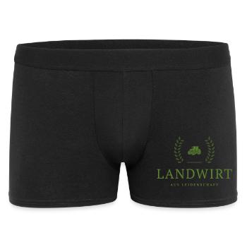 Farmer Passion Emblem - Men's Boxer Shorts - black - Front