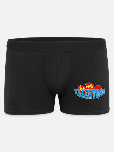 VALENTINE - Männer Boxer Shorts - Schwarz
