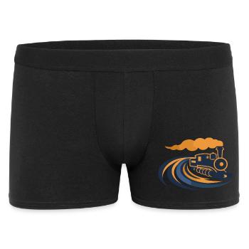 Locomotive 90s look - Men's Boxer Shorts - black - Front