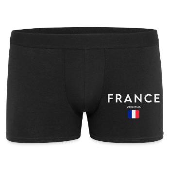 Flag of France, French pride - Men's Boxer Shorts - black - Front