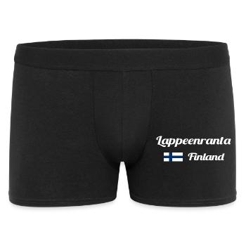 Lappeenranta, Finland- Stylish prints - Men's Boxer Shorts - black - Front