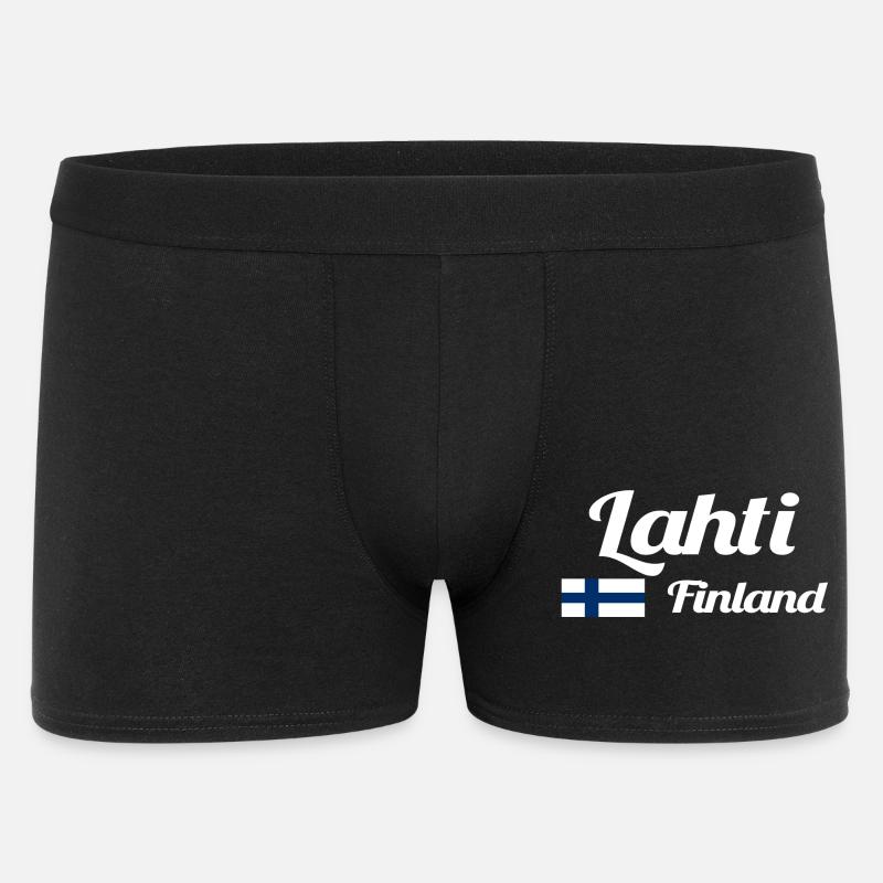 Lahti, Finlande - Imprimés élégants - Boxer Homme - noir