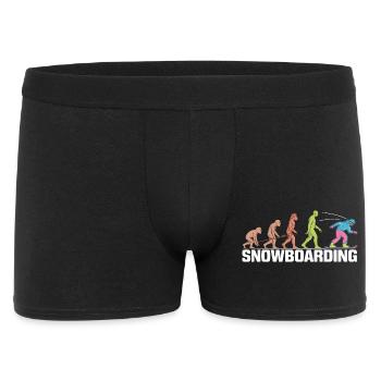 Évolution de la conception du snowboard - Boxer Homme - noir - Devant