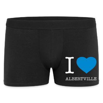 J’ADORE ALBERTVILLE - Boxer Homme - noir - Devant
