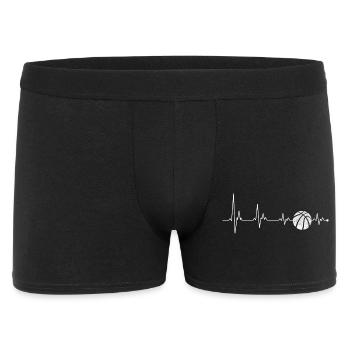 Heartbeat Pulse with Basketball - Men's Boxer Shorts - black - Front