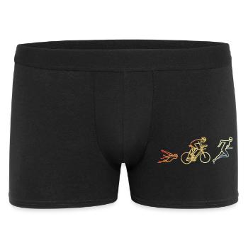 Triathlete Vintage Style - Men's Boxer Shorts - black - Front