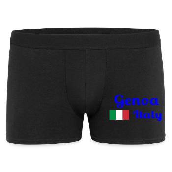 Gênes Italia - Imprimés élégants - Boxer Homme - noir - Devant