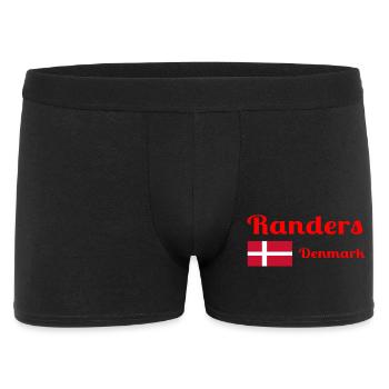 Randers Denmark - Stylish prints - Men's Boxer Shorts - black - Front