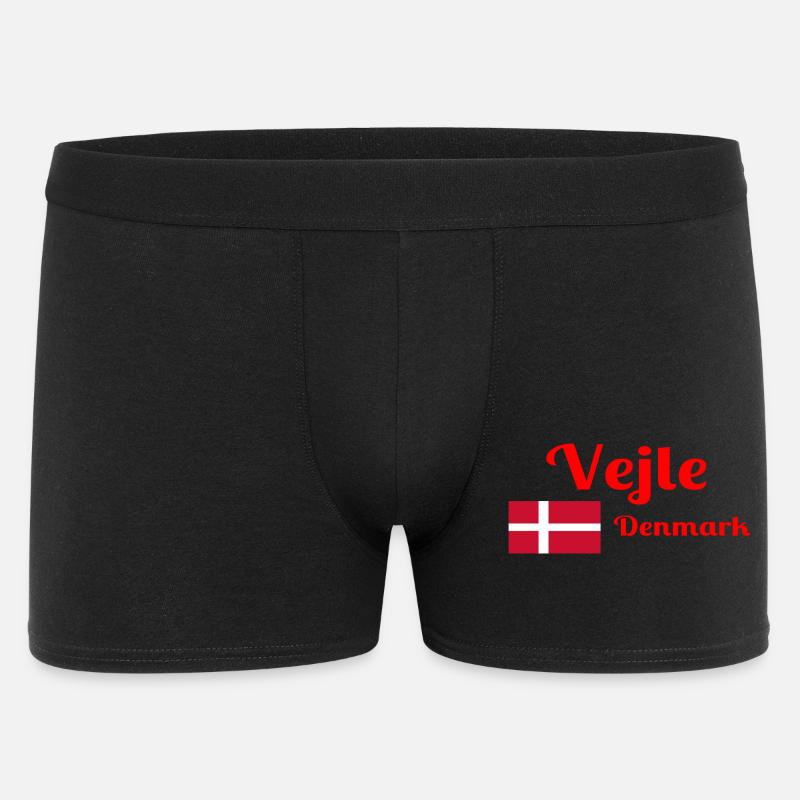 Vejle Danemark - Imprimés élégants - Boxer Homme - noir