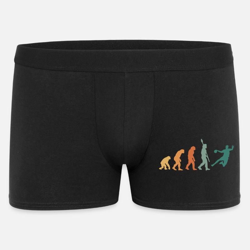 Evolution Handball Retro - Männer Boxer Shorts - Schwarz