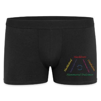Dulcimer Family Colorful - Men's Boxer Shorts - black - Front