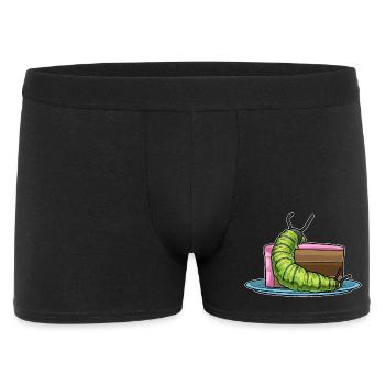 Gâteau à la chenille - Boxer Homme - noir - Devant