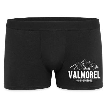 VALMOREL, ski resort, ski area - Men's Boxer Shorts - black - Front
