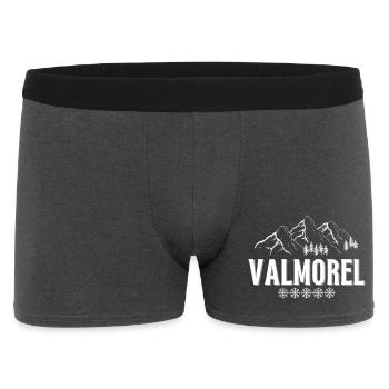 VALMOREL, station de ski, domaine skiable - Boxer Homme - charbon - Devant