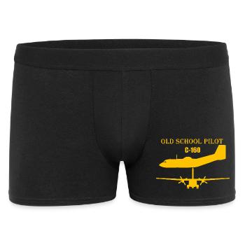 Pilote à l’ancienne C-160 - Boxer Homme - noir - Devant