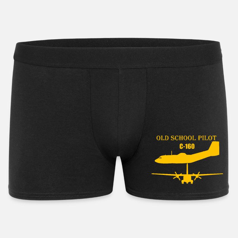 Pilote à l’ancienne C-160 - Boxer Homme - noir