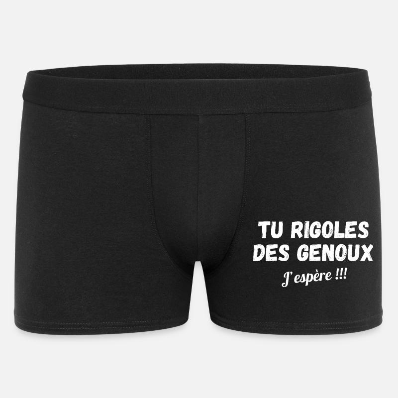 lustiger Satz, Zitat, Sarkasmus - Männer Boxer Shorts - Schwarz
