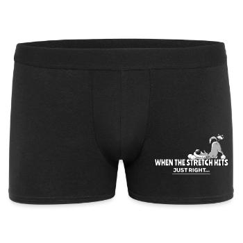 When Th Strecht Hits Just Right Wolf Pupsst - Men's Boxer Shorts - black - Front