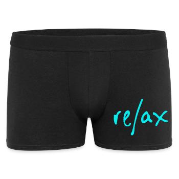 relax cool chill - Men's Boxer Shorts - black - Front