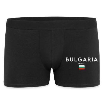 Drapeau bulgare, fierté bulgare - Boxer Homme - noir - Devant