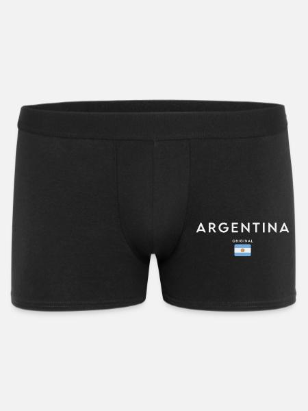Drapeau de l’Argentine, fierté argentine - Boxer Homme - noir