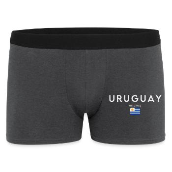 Flag of Uruguay, Uruguayan pride - Men's Boxer Shorts - charcoal grey - Front