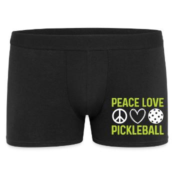 Peace Love Pickleball - Men's Boxer Shorts - black - Front
