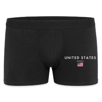 Drapeau des États-Unis - Boxer Homme - noir - Devant