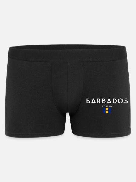 Flag of Barbados, Barbadian pride - Men's Boxer Shorts - black