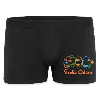 Ostern - Männer Boxer Shorts - Schwarz - Vorne