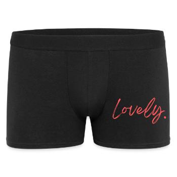 Lovely - Männer Boxer Shorts - Schwarz - Vorne