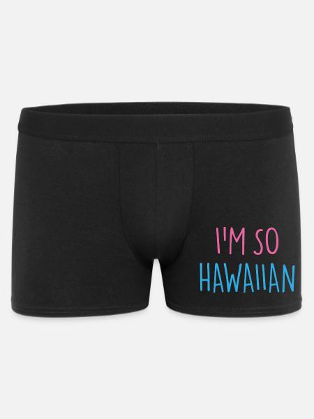 I'M SO HAWAIIAN - Men's Boxer Shorts - black