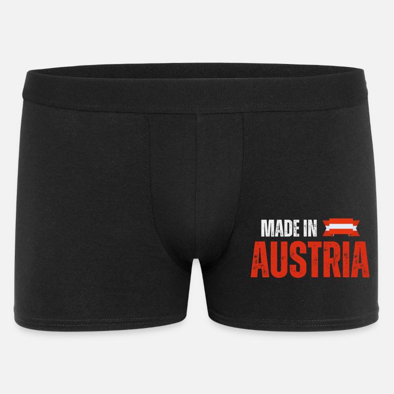 Made in Austria, Austrian pride - Men's Boxer Shorts - black