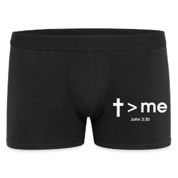 Croix Jean 3:16 Dieu t’aime - Boxer Homme - noir - Devant