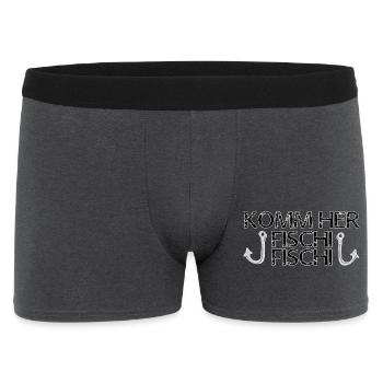 VENEZ ICI FISCHI FISCHI - Boxer Homme - charbon - Devant