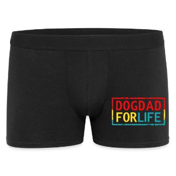 Dog dad for life - Men's Boxer Shorts - black - Front