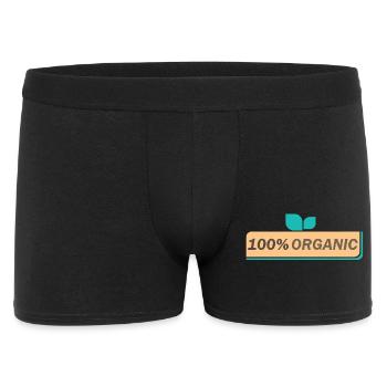 100 % biologique Alimentation saine et naturelle - Boxer Homme - noir - Devant
