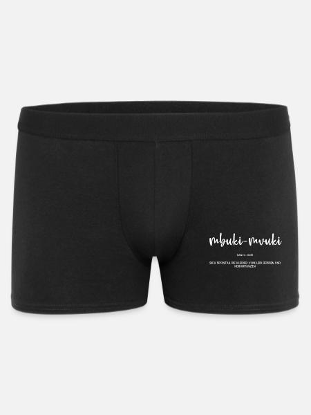 mbukimvuki w - Männer Boxer Shorts - Schwarz