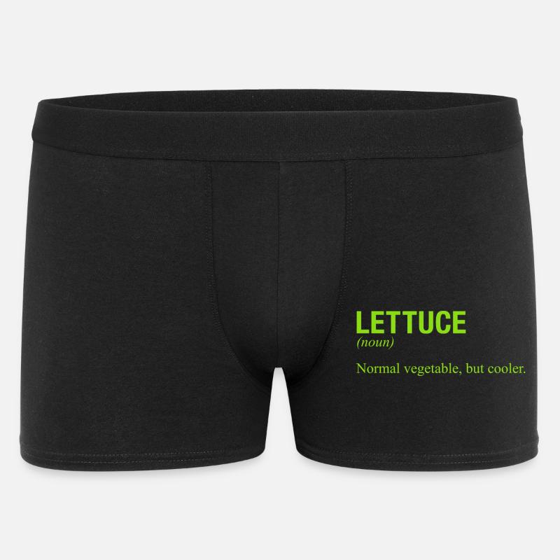 LETTUCE - Männer Boxer Shorts - Schwarz