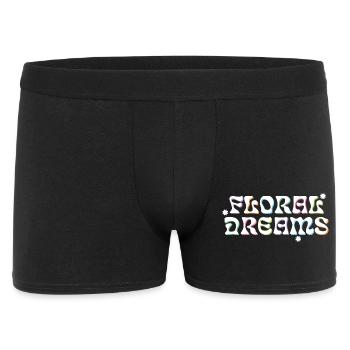 Floral Dreams Retro Style - Men's Boxer Shorts - black - Front