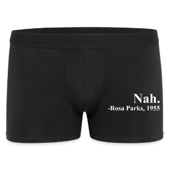 Vintage Rosa Parks 1955 Memorial T-Shirt - Men's Boxer Shorts - black - Front