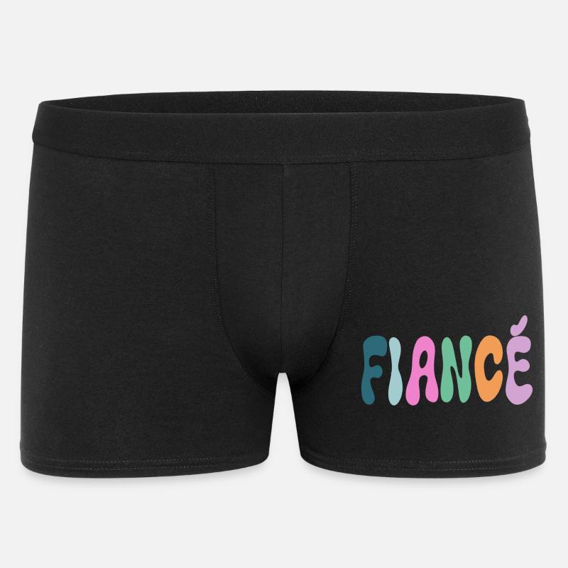 Bräutigam - Männer Boxer Shorts - Schwarz