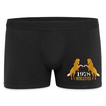 1978 - Men's Boxer Shorts - black - Front