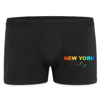 New York City Rainbow - Men's Boxer Shorts - black - Front