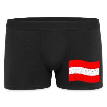 Vintage Austria flag - Men's Boxer Shorts - black - Front