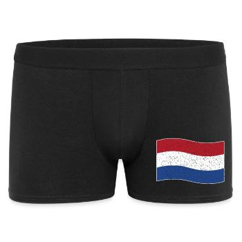 vintage Netherlands flag - Men's Boxer Shorts - black - Front