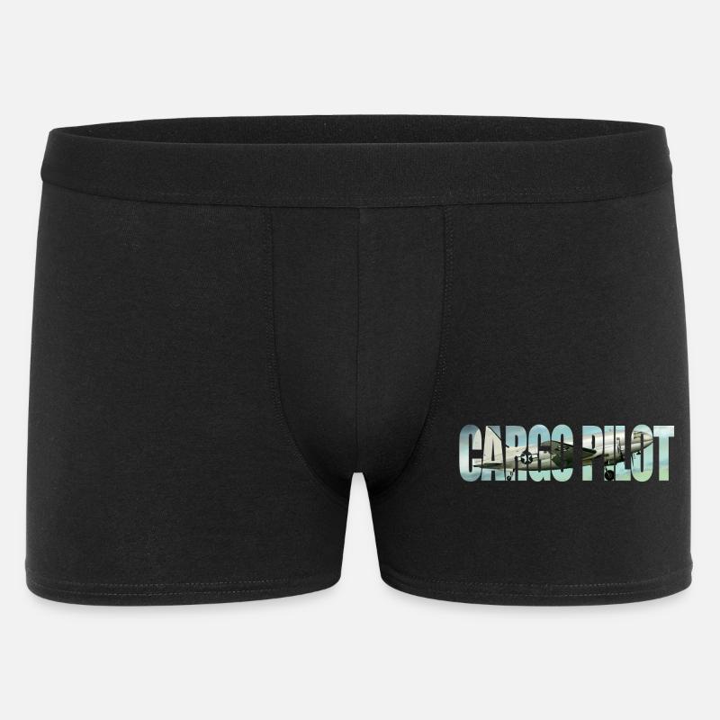 Cargo pilot C-46 - Männer Boxer Shorts - Schwarz