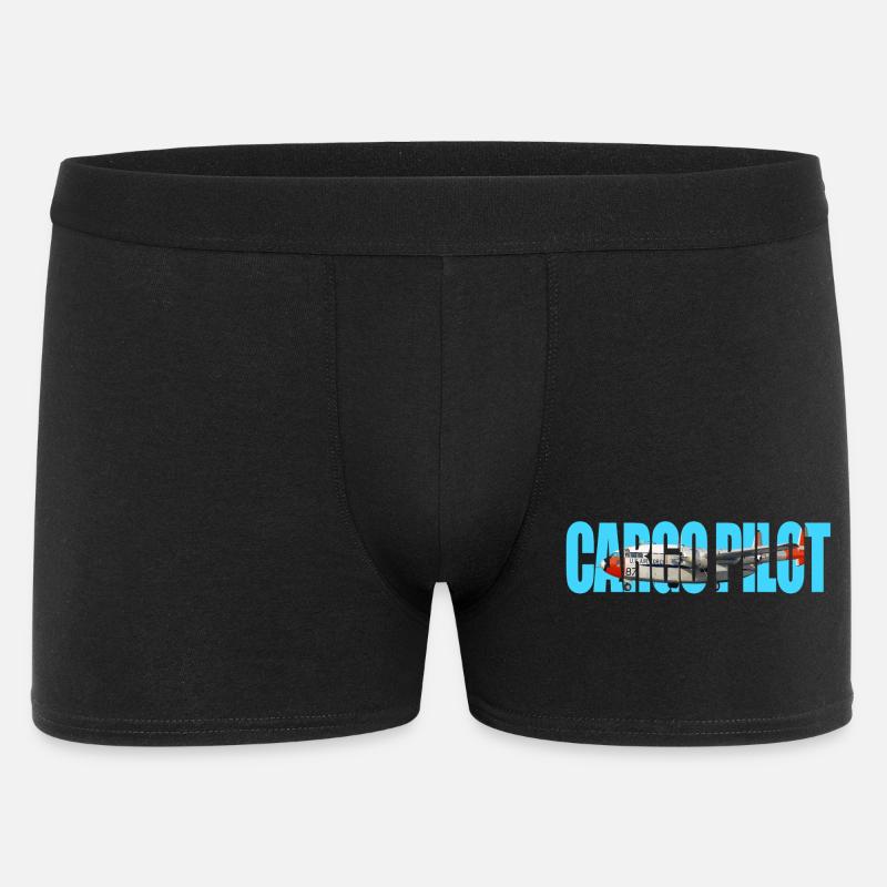 Cargo pilot C-119 - Männer Boxer Shorts - Schwarz