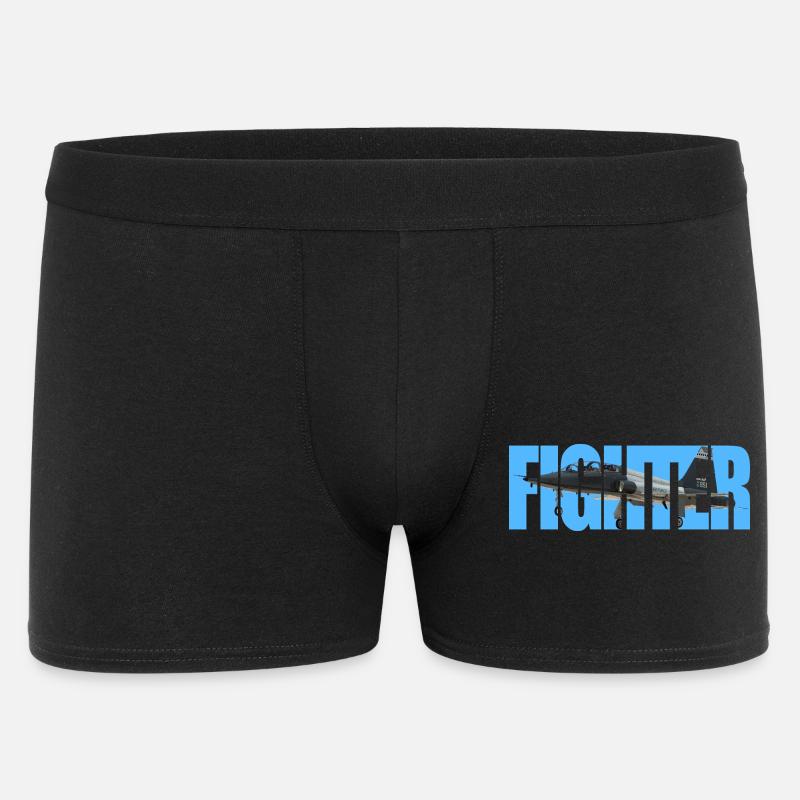 Fighter T-38 Talon - Männer Boxer Shorts - Schwarz
