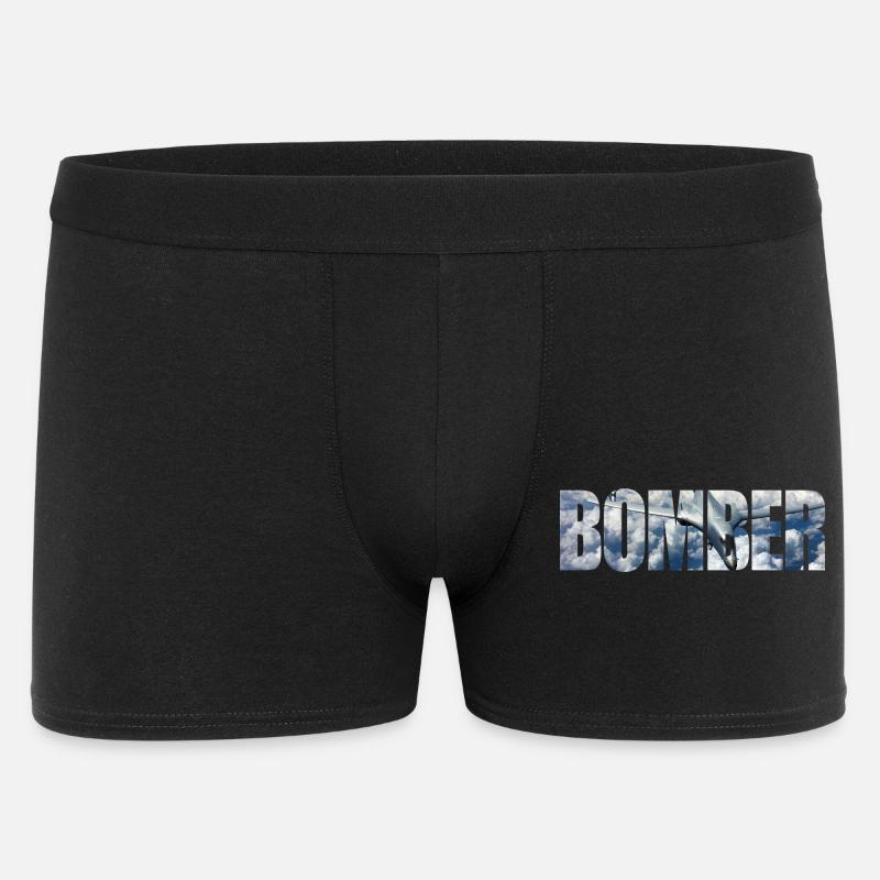 Bomber B-1B Lancer - Männer Boxer Shorts - Schwarz